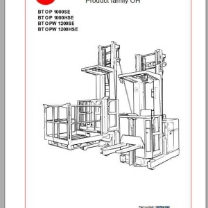 BT OP 1000SE OP 1000HSE OPW 1200SE OPW 1200HSE Service Manual 65782-040