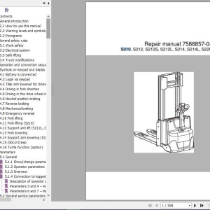 BT S210-S220D Repair Manual 7588857-040