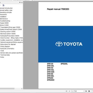 BT SPE 120-200 D L Repair Manual 7590353