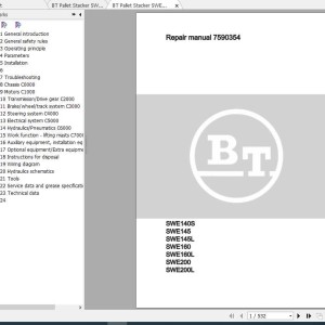 BT SWE140S-SWE200L Repair Manual