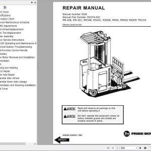 BT RR40B RR30C RR34B RS40C RS50B Repair Manual