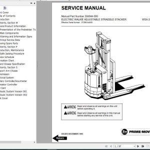 BT WSX20 WSX25 Shop Manual