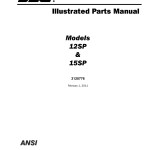 JLG 12SP 15SP Illustrated Parts Manual