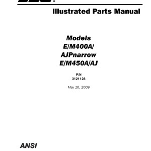 JLG E M400A AJPnarrow E M450A AJ Illustrated Parts Manual 3121128