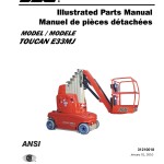 JLG E33MJ Illustrated Parts Manual 31210018