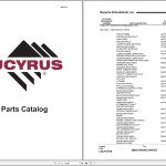Bucyrus 495B1 Parts Catalog Wiring Diagram BI005191