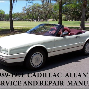 Cadillac Allante 1989-1991 Service and Repair Manual