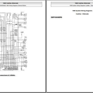 Cadillac Eldorado 1985 Service and Repair Manual