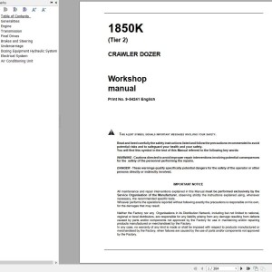 Case 1850K Tier 2 Workshop Manual 9-54241