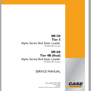 Case DR130 Tier 3 DR160 Tier 4B Service Manual 47711585