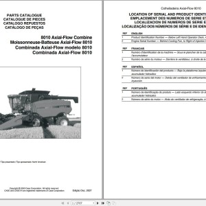 Case 8010 Parts Catalog 418108948