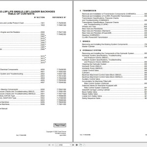 Case 580LE SLE LSP LPS 590SLE Service Manual 7-79443