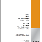 Case DV23 DV26 Tier 4 Service Manual 48142067