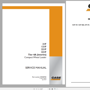 Case 21F 121F 221F 321F Tier 4 Service Manual