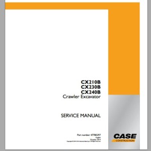 Case CX210B CX230B CX240B Service Manual