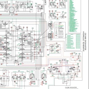 Case CX130B Tier 3 Electrical and Hydraulic Schematic