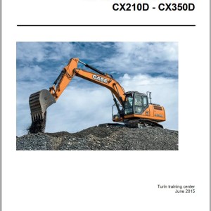 Case CX210D CX350D Service Manual