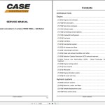 Case CX210D Tier 4 Service Manual 47843011