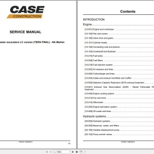 Case CX210D Tier 4 Service Manual 47843011