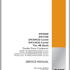 Case DV209D CD DV210D CD Tier 4B (final) Service Manual