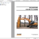 Case CX210B to CX290B Service Manual