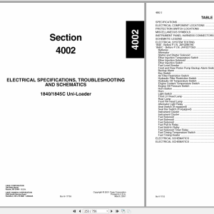 Case 1845C Service Manual 8-42913R0