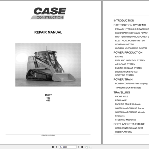 Case 450 CT 465 SERIES 3 Repair Manual 87634780NAR0