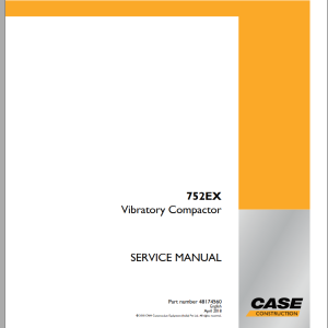 Case 752EX Service Manual 48174560