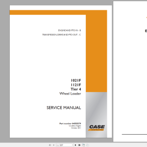 Case 1021F 1121F Tier 4 Service Manual