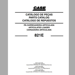 Case 821E Parts Catalogue