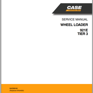 Case 921E Tier 3 Service Manual 84299249