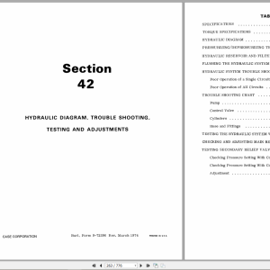 Case W24B Service Manual 9-72398R0