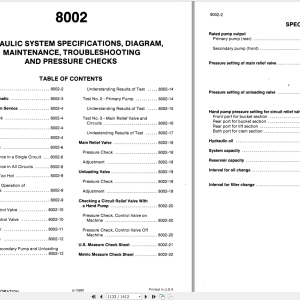 Case W30 Service Manual 8-41151R0