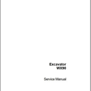 Case WX90 Service Manual 9-35990