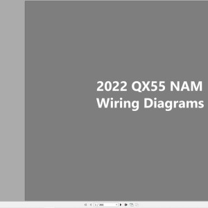 Infiniti QX55 FJ55 2022 Wiring Diagrams