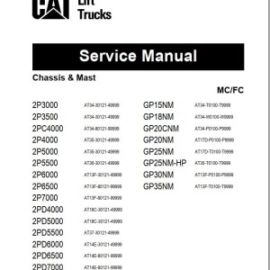 Caterpillar 2PD4000 Service Manual