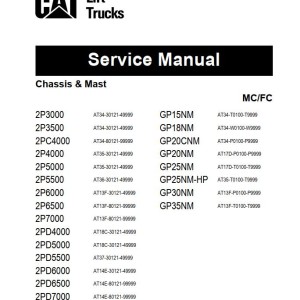 Caterpillar 2PD7000 Service Manual