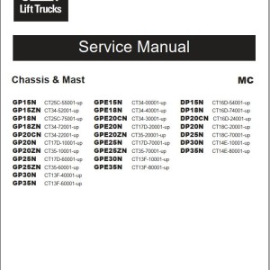 Caterpillar DP15N Service Operation Maintenance Manual