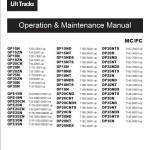 Caterpillar DP18NTS Maintenance Operation Service Manual