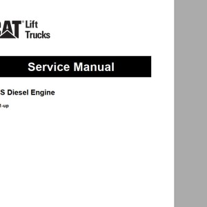 Caterpillar DP25 MC Service Manual