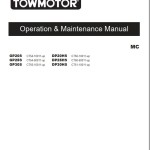 Caterpillar DP30HS Service Operation Maintenance Manual