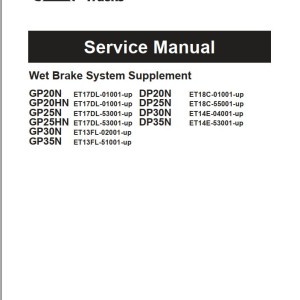 Caterpillar DP35N Service Manual