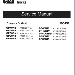 Caterpillar DP45NM1 Service Manual