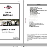 Caterpillar FBR15 Operation Manual BI643720