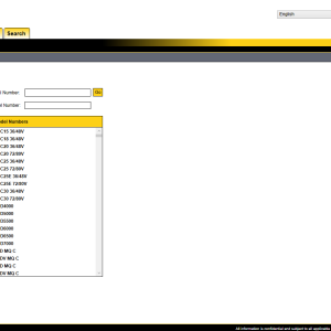 Caterpillar Lift MCFE EU Electronic Parts Catalog 07.2024