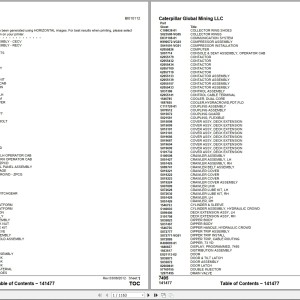 Caterpillar LLC Parts Manual PDF