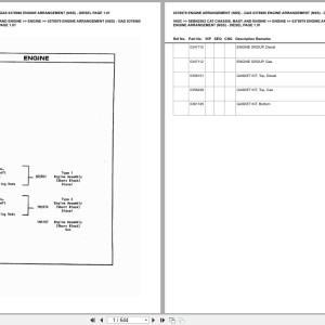 Caterpillar V60C Europe Parts Catalog