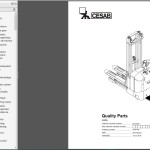 Cesab Forklift 21.2 GB PDF Part Catalog Service Manual