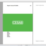 CESAB Forklift 28 GB PDF Service Parts Manual