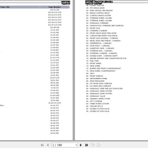 Challenger WT375N Tractor Parts Manual PDF VBWT375N